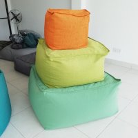 Leather Cube Bean bag